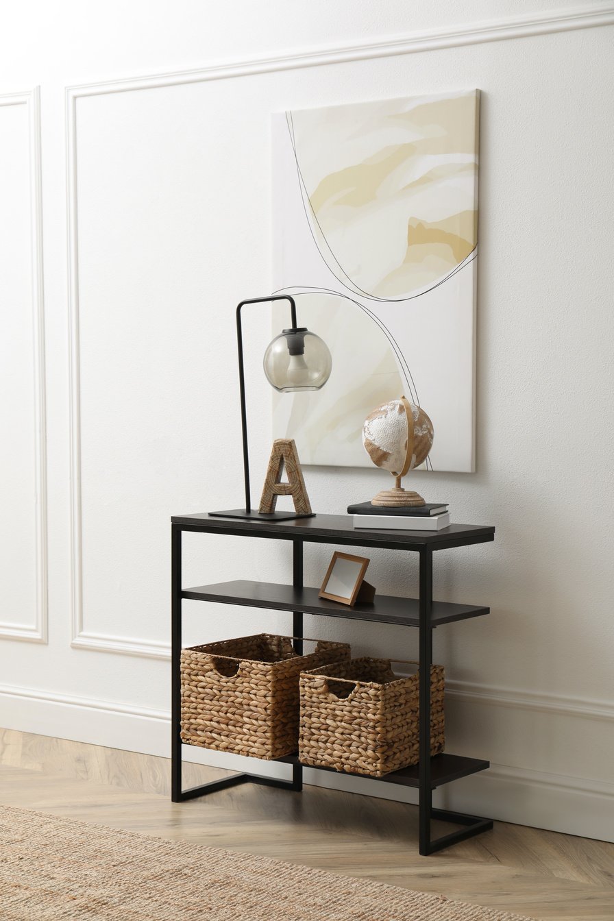 Light Hallway Interior with Stylish Console Table